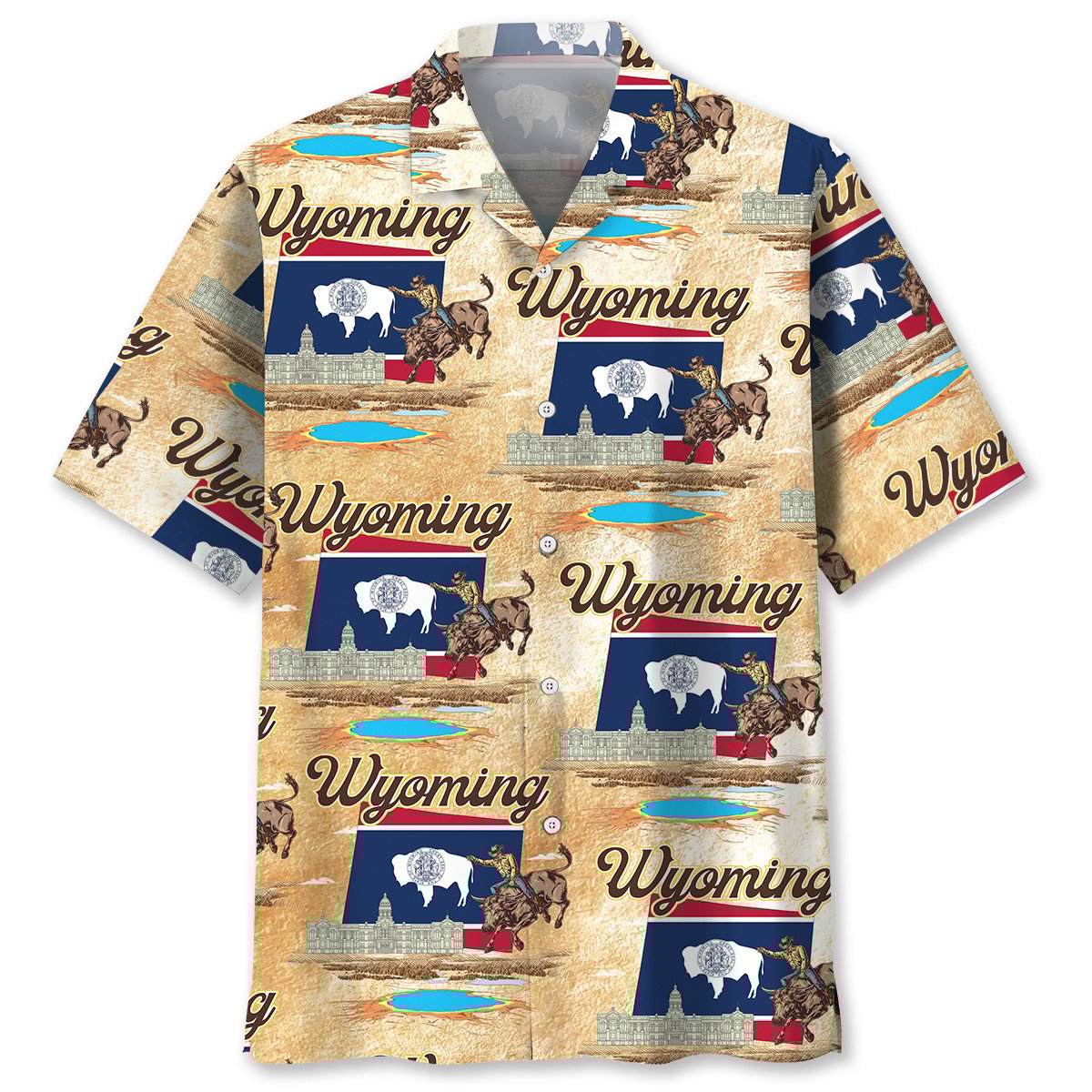 Goalzenith Wyoming The Equality State Hawaiian Shirt For Fan